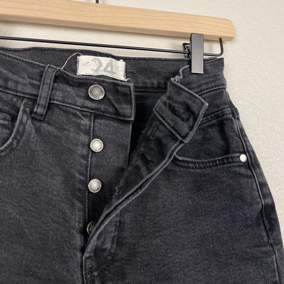 Free People We The Free French Girl Flare Jean Misty Black 24 Revolve - Picture 10 of 16